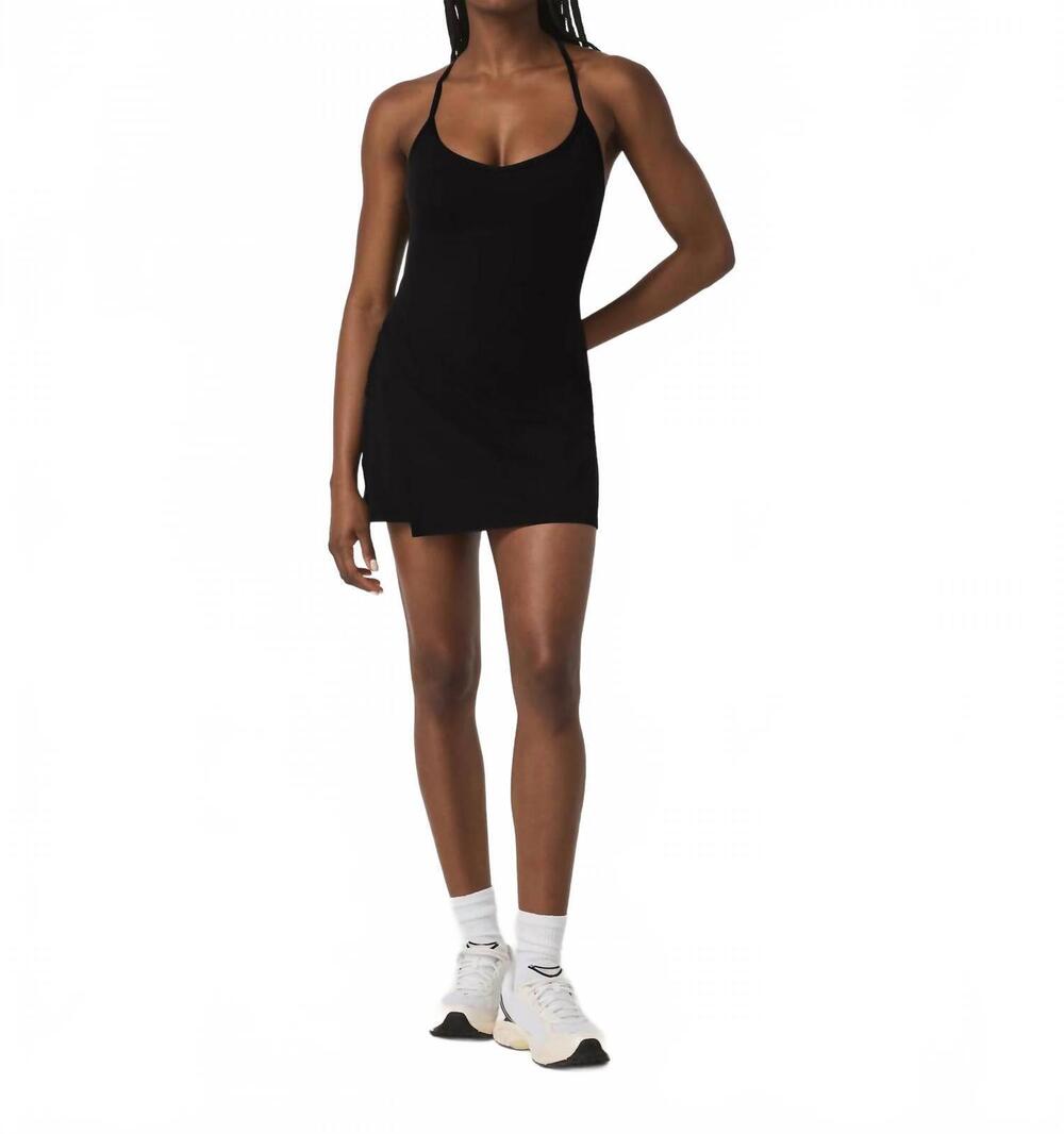 NEW VUORI solstice dress in black
